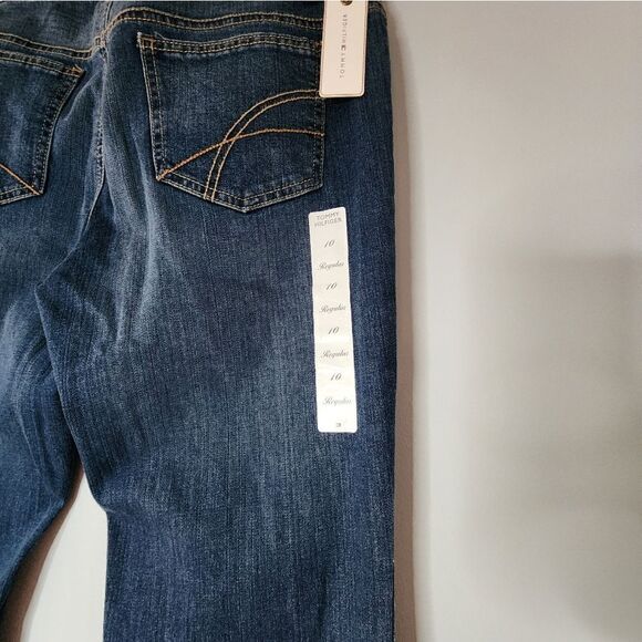 Tommy Hilfiger Freedom Boot Cut Jeans Mid Rise Womens Size 10 R Stretch - Picture 3 of 11